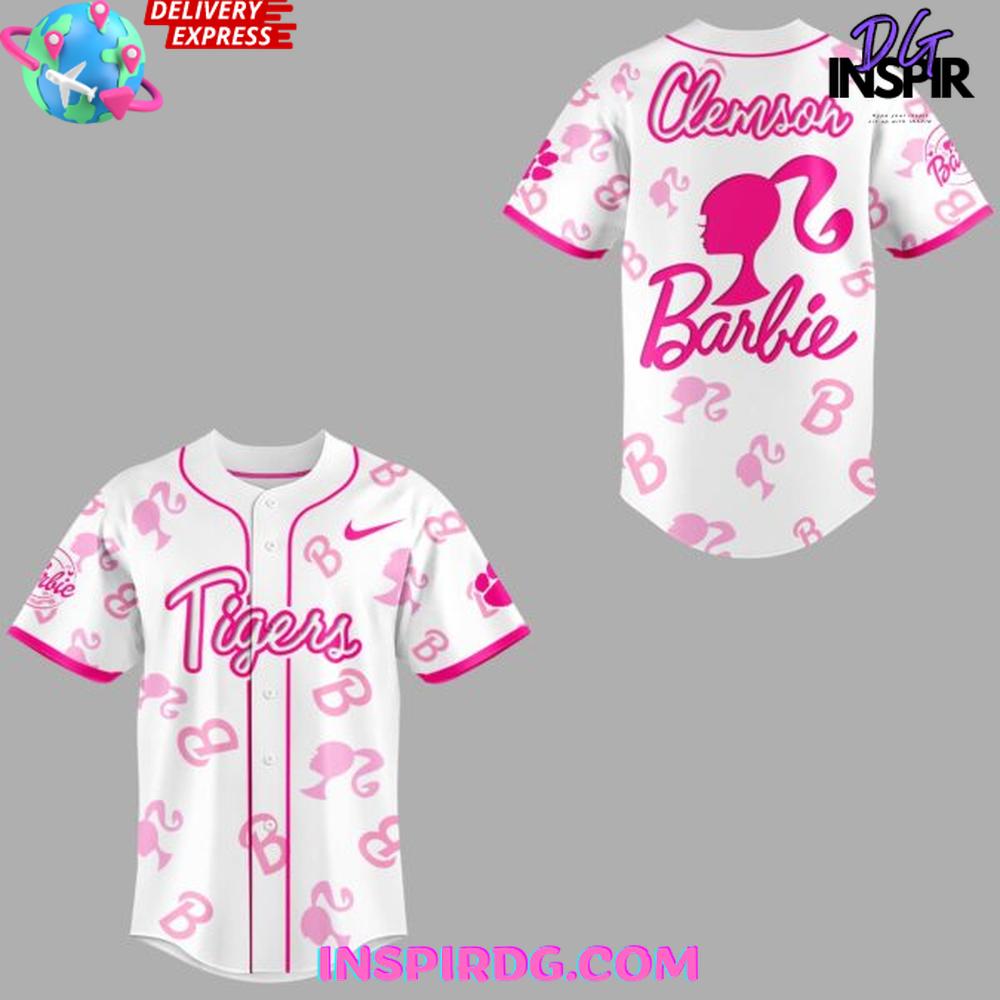 Clemson Tiger X 2025 Barbie Night Special Baseball Jersey