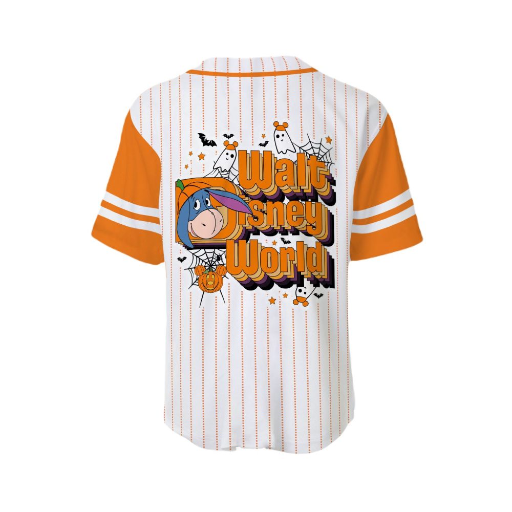 Vintage Disney Baseball Jersey – Colorful Eeyore Design , Limited Edition Fan Apparel