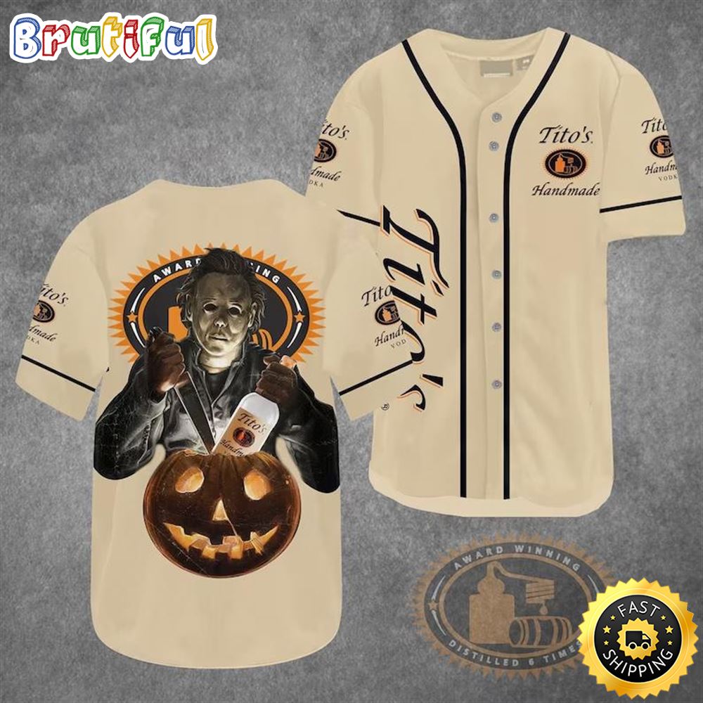 Michael Myers Tito'S Vodka Jersey Shirt