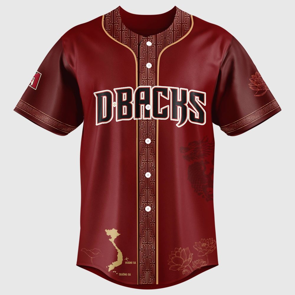 Exclusive Dbacks Vietnamese Heritage Day Baseball Jersey - Celebrate In Style