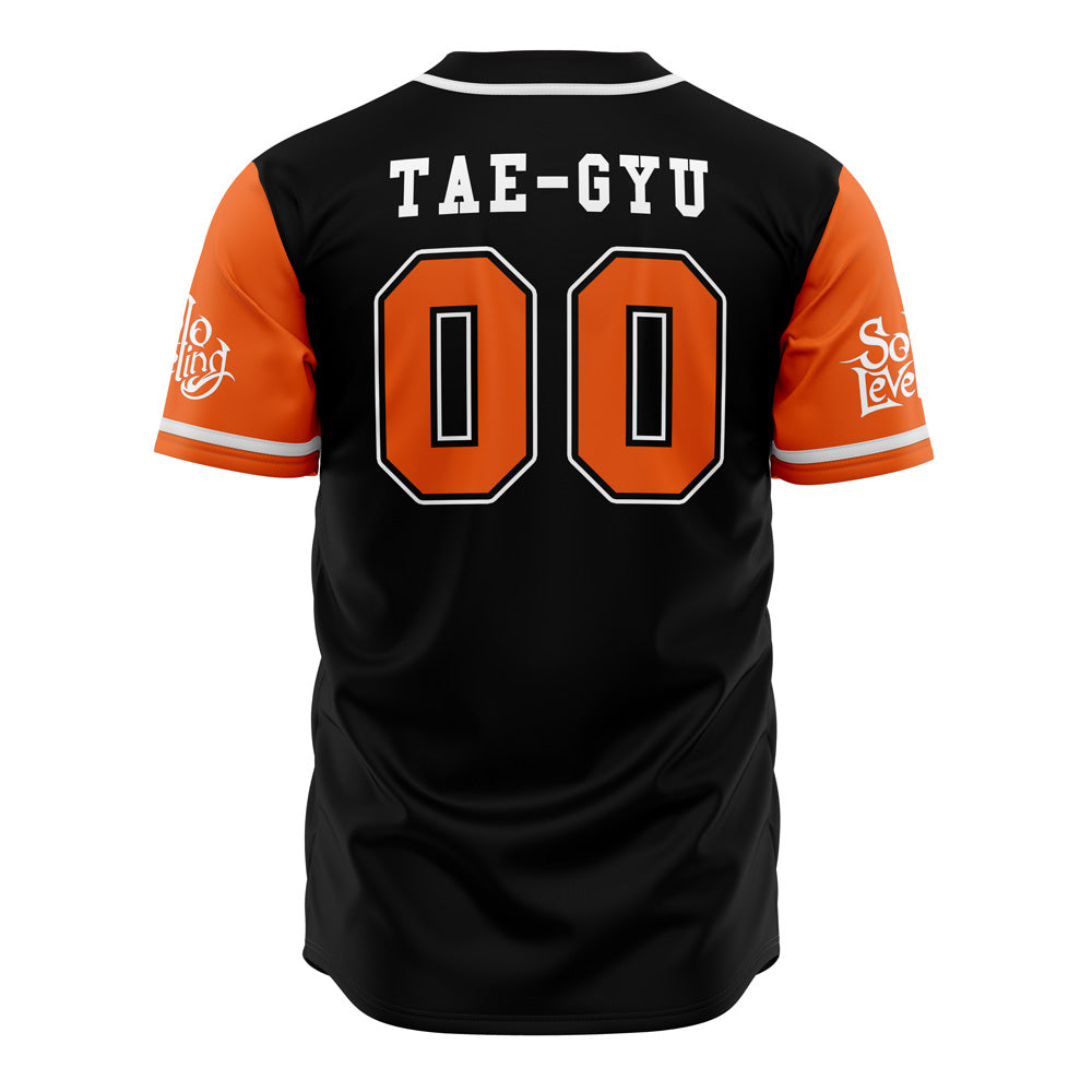 Fiend Guild Baseball Jersey – Stylish Black &amp; Orange Sportswear