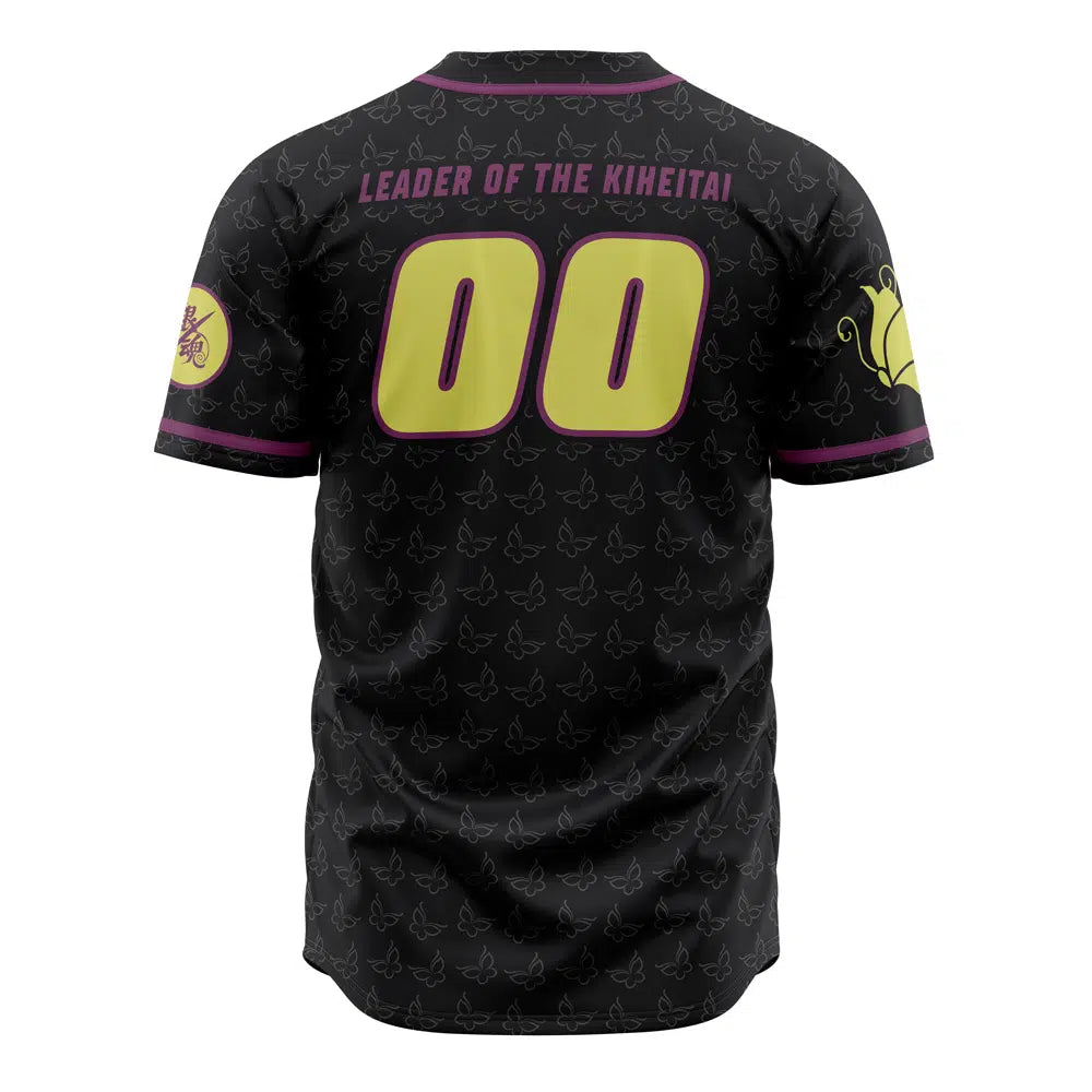 Anime-Inspired Black Baseball Jersey - Stylish Shinsuke Design For Fans